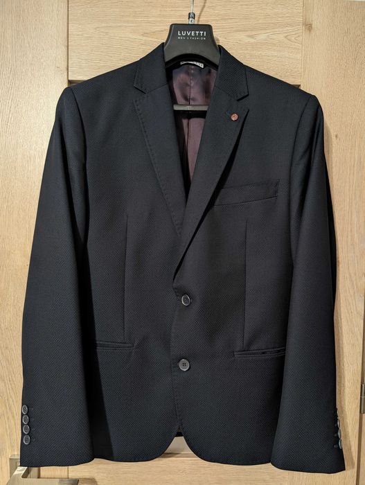 Garnitur męski Luvetti Slim granatowy 48/176/86