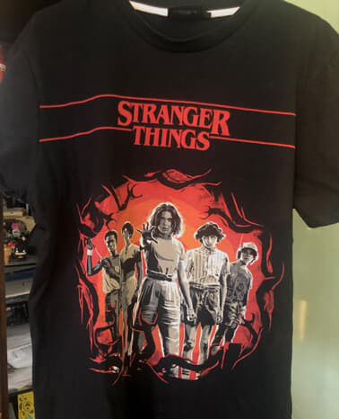 Футболка Stranger Things, Дивні дива, чоловіча, L, сток, оригінал