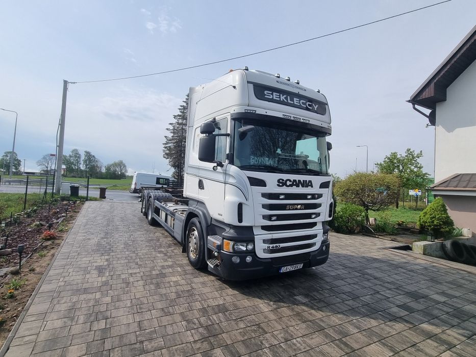 Scania R440 2013 e6 bdf do zabudowy 6x2
