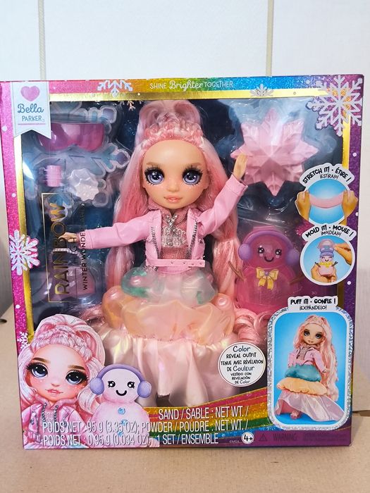 Rainbow High Winter Bella Лялька Рейнбоу Хай Зимова серія Белла рожева