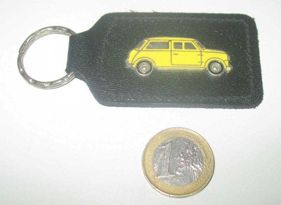 Porta-Chaves Mini de Pele (fabrico inglês)