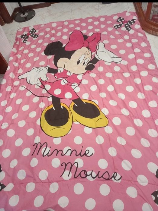 Edredão minnie solteiro