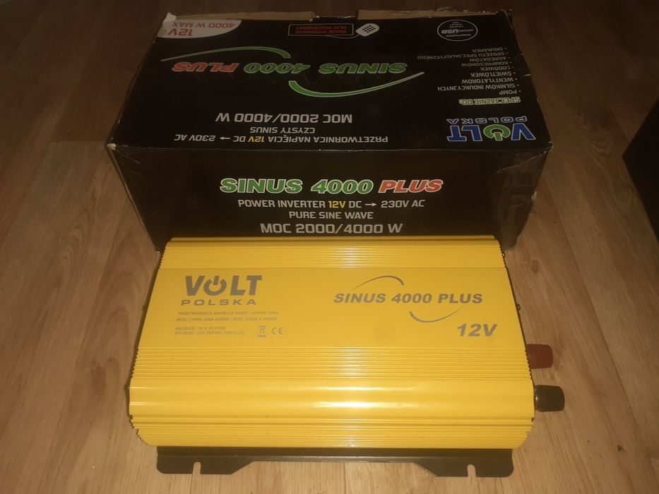 Інвертор Volt Polska SINUS PLUS 4000 12V/230V 2000/4000W чистий синус