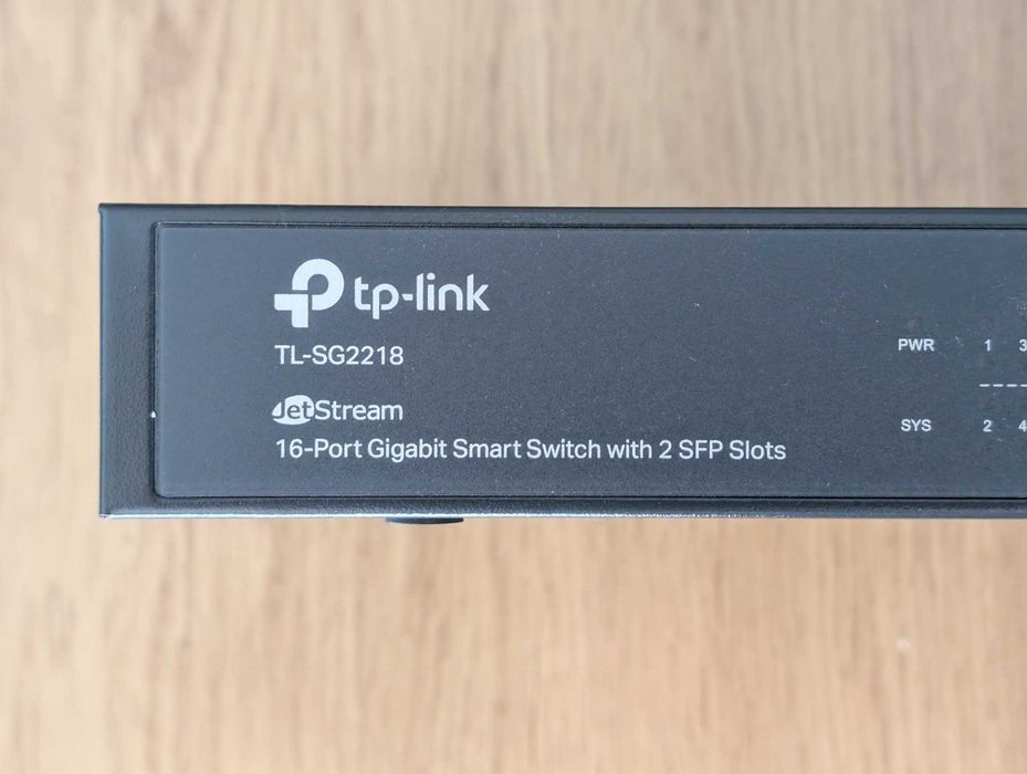 TP-Link JetStream TL-SG2218 Switch Smart Gigabit 16 Portas + 2 SFP (Usado)