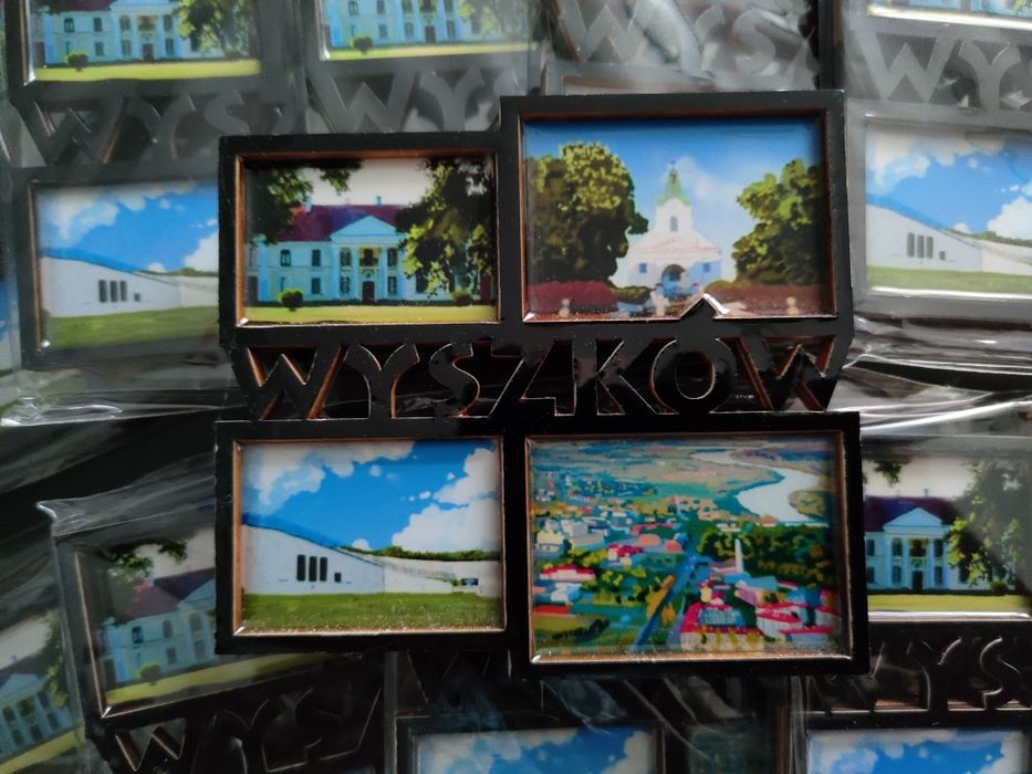 Magnes na lodówkę Wyszków 4 częściowy