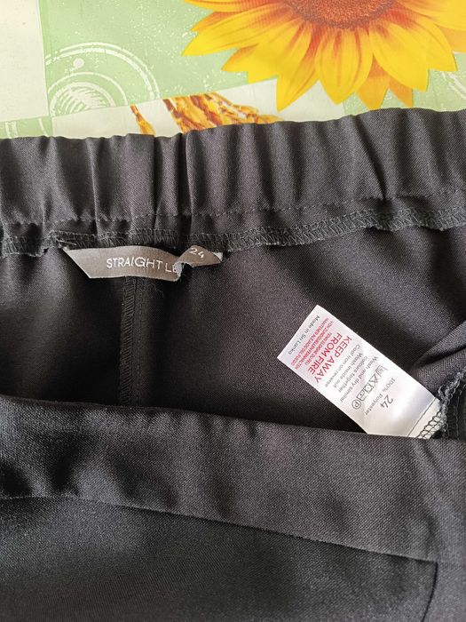 р 24/ євро 52 / 58-60 стильні базові офісні штани штани великі батал