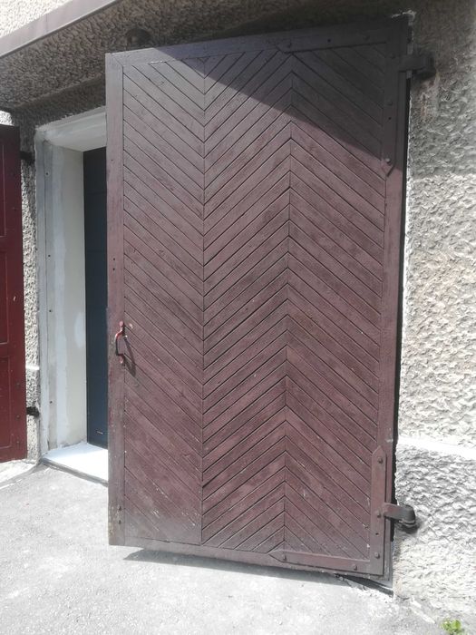 Brama drzewiana Garażowa