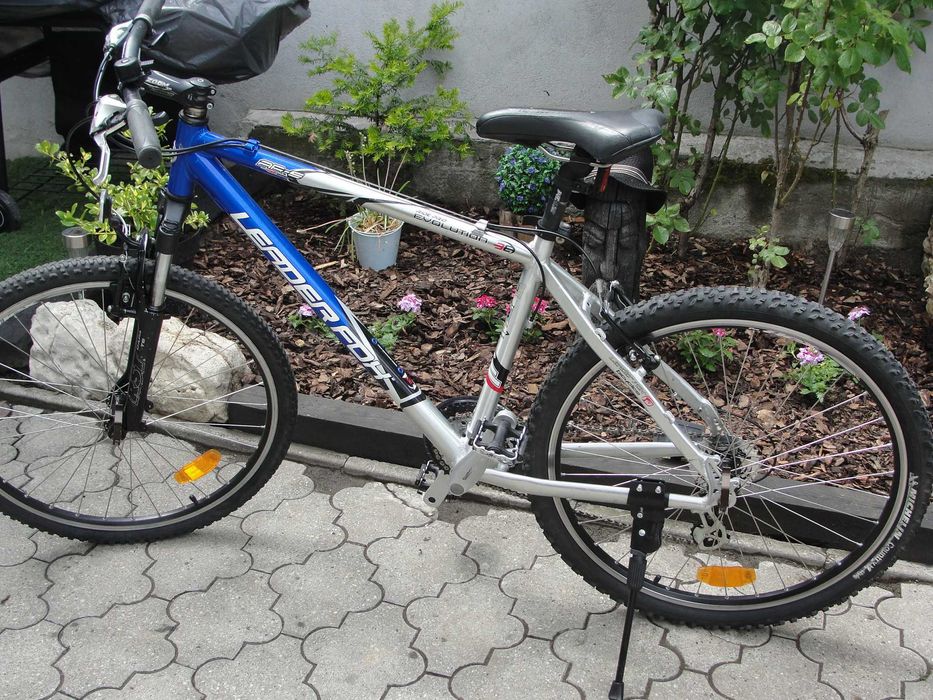 MTB Leader Fox Evolution 26 męski/młodzieżowy, rama Alu 18", przerzutki Alivio, stan BDB