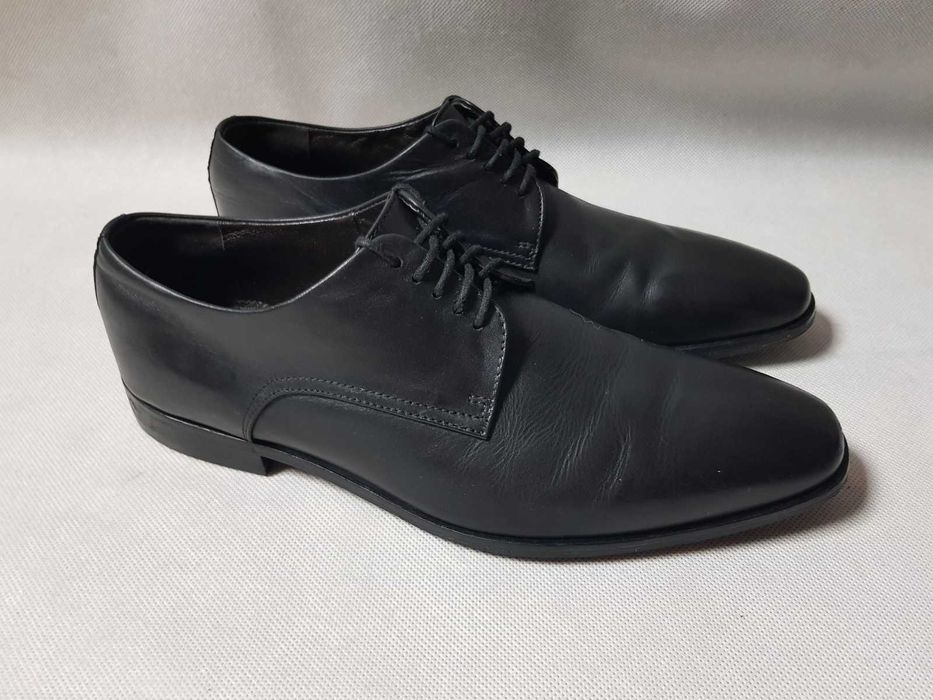 HUGO BOSS - Męskie Buty Eleganckie roz. 7,5 (42) - 27 cm SUPER