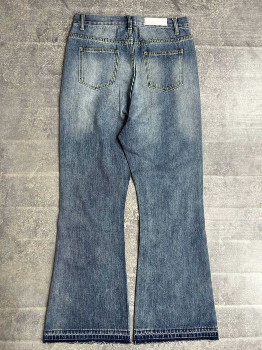 Джинси кльош distressed faded baggy штани archive джинсы сині S M L