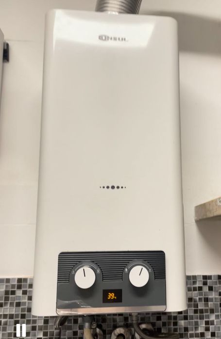 Máquina lavar 8kl e esquentador semi novo