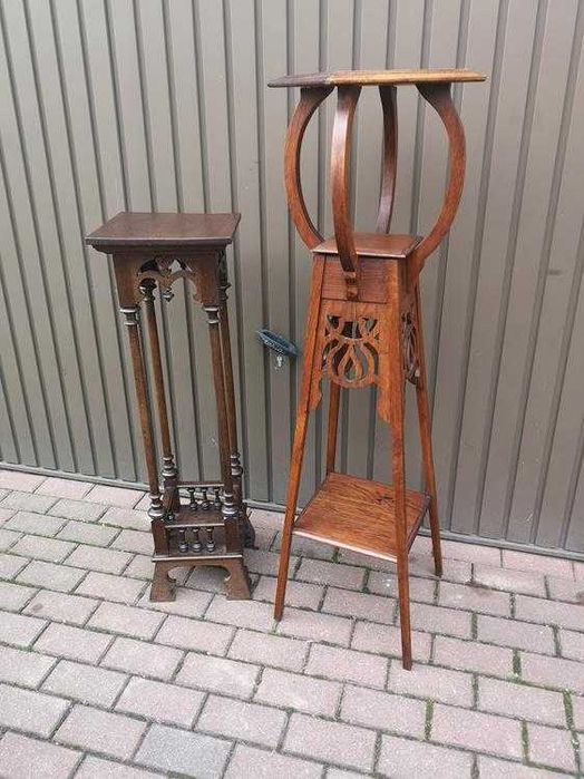 Kwietnik Dębowy Antyk Stary W Bardzo Dobrym Stanie Okazja.