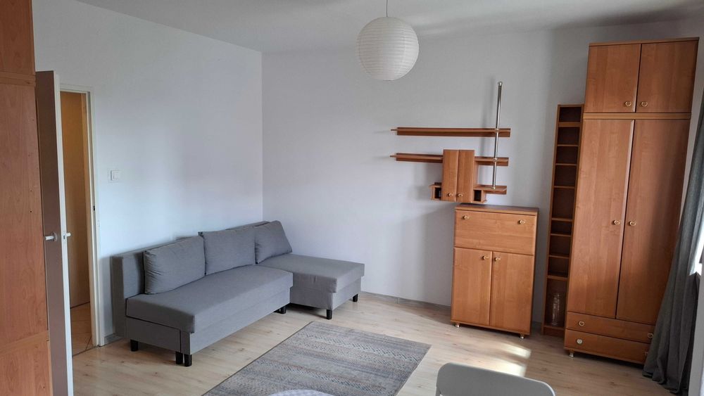 2 pokoje 46 m2 ,metro Kabaty, widna kuchnia, salon, sypialnia, balkon, p.II