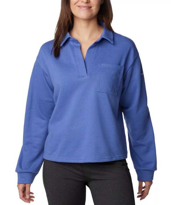 Columbia кофта с длинным рукавом и воротником-поло (3xl)