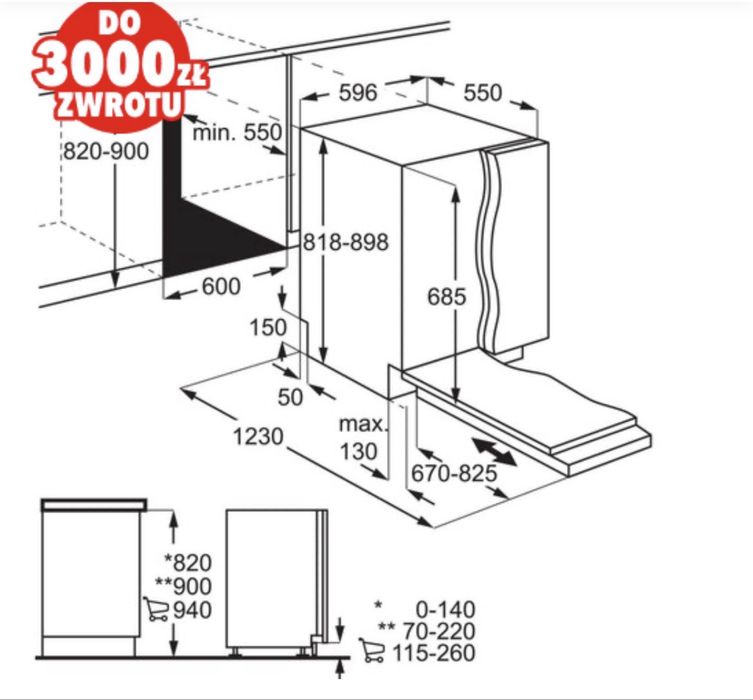 Zmywarka Electrolux EEM 69310L