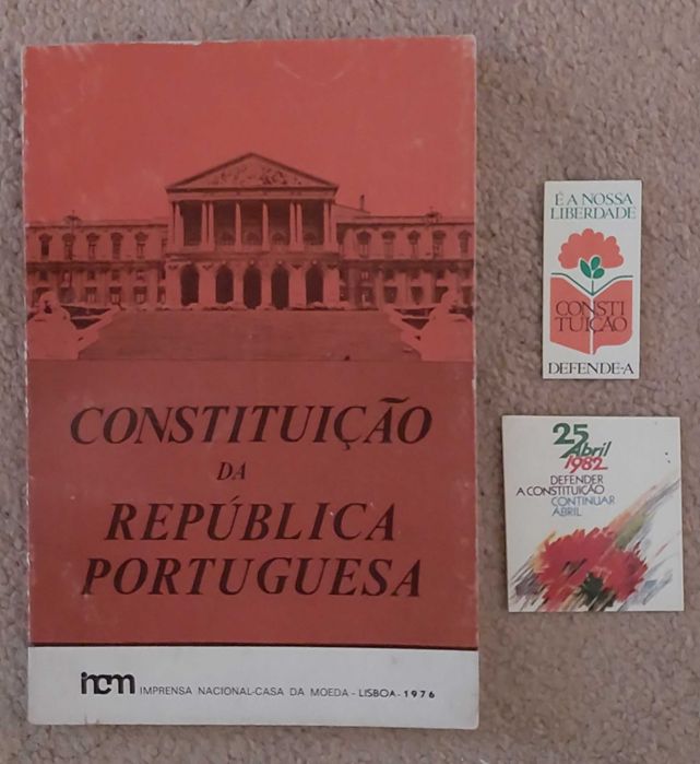 Constitution of the Portuguese Republic Book + Stickers