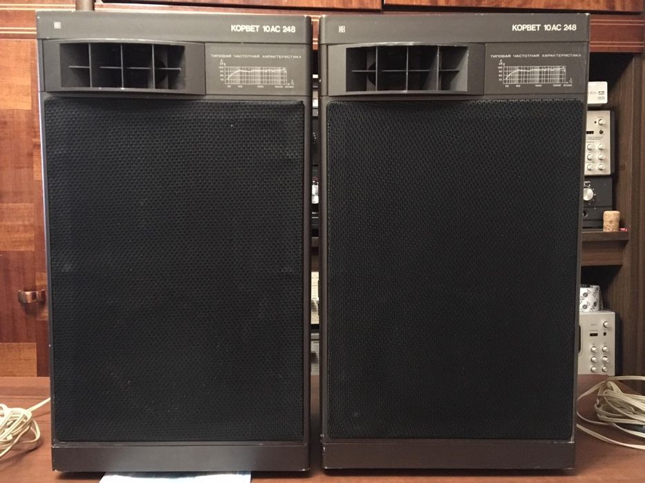 Колонки 10 АС- 248 от проигрывателя пластинок Корвет -248.На пломбах.