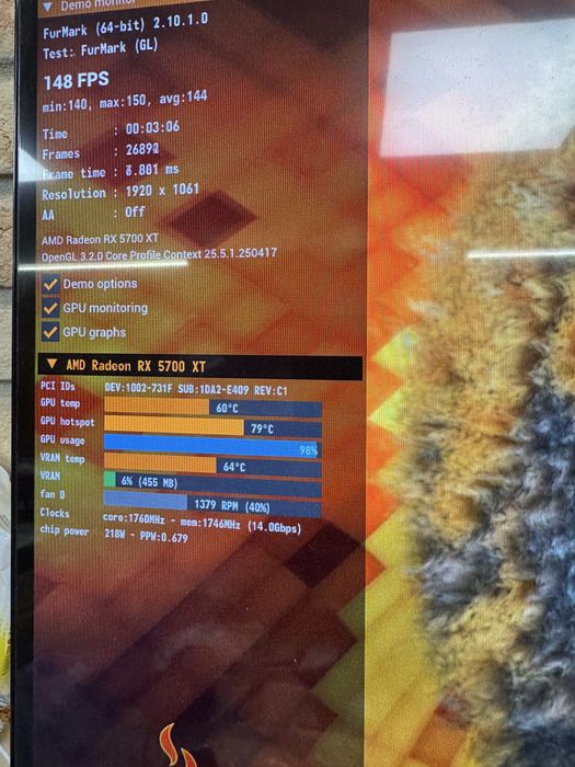 RX5700XT 8Гб Sapphire Nitro+