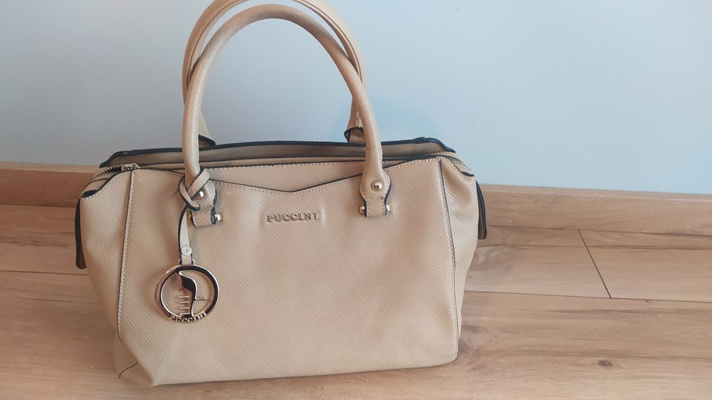 Puccini torebka beżowa