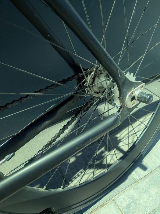 Rower Single Speed / Fixie NOLOGO "X" – czarny, rama 59 cm