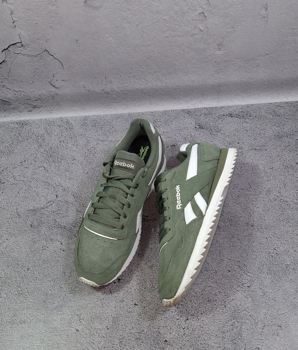 Кроссовки Reebok Royal Glide Ripple замшевые кеды мужские Classic Club