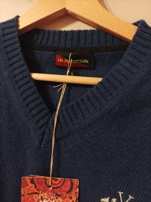 Sweter 80% wełny La Martina L