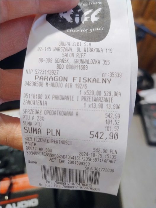 Interfejs, preamp i monitory