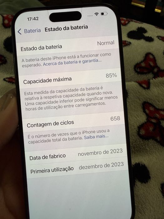 Telemóvel I phone 15 Pro