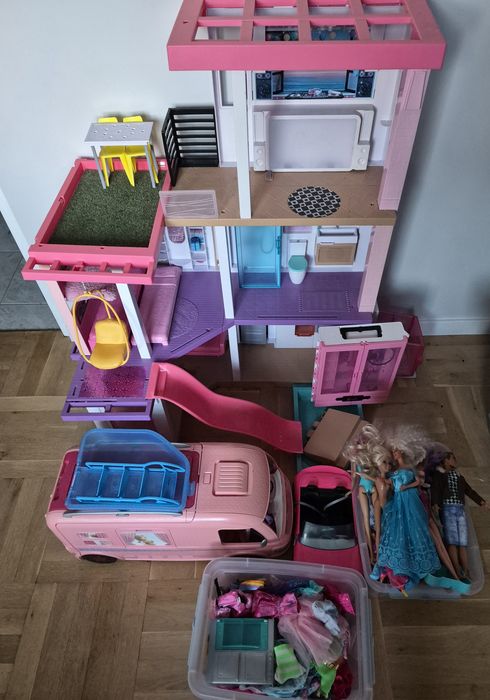 Ogromny zestaw Barbie