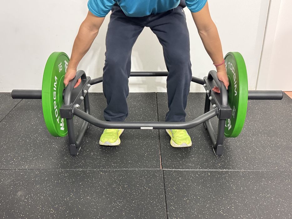 Barra hexagonal agachamento