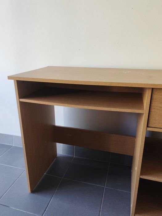 Secretária Compacta com Gaveta | 90x75x45 cm