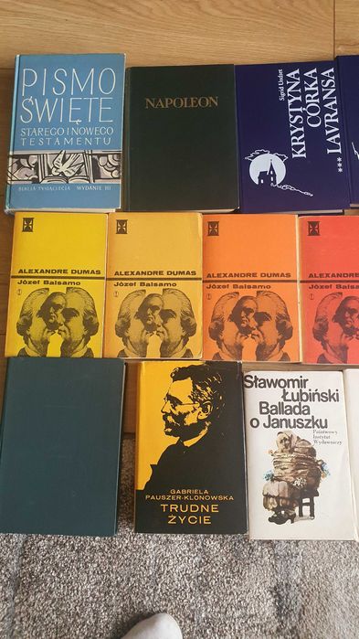 Zestaw 18 Książek Alexandre Dumas Łubiński Kraszewski Szypowska Undset