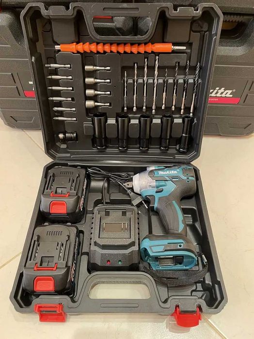 Потужний гайковерт акумуляторний ударний шуруповерт 36В, безщітковий