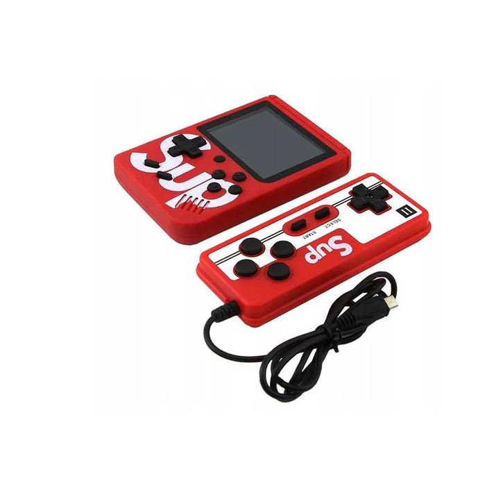 Mini konsola SUP przenośna retro pegasus 8 bit 400 gier + pad ee