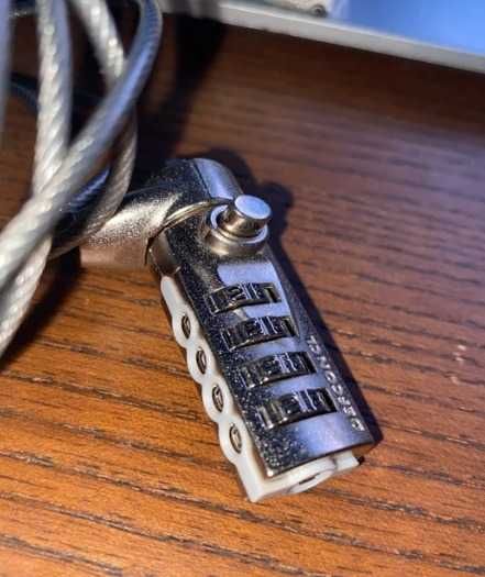 Cadeado Targus código pc portátil Targus retrátil 1,20m