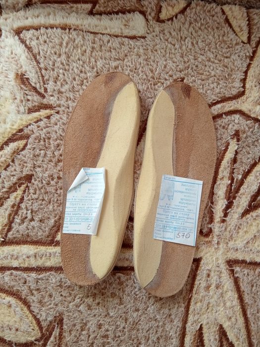 Ортези, ортопедичні устілки.19,5-20 сантиметрів.