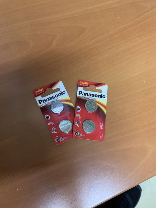 Embalagem 2 pilhas Panasonic CR-2025