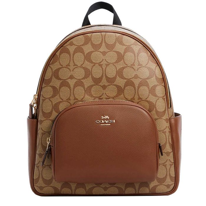 Оригінальний Рюкзак Coach Court Backpack Bag In Signature Canvas. Женский рюкзак Коуч