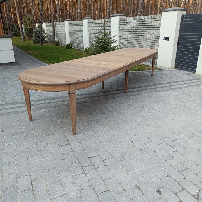 Stół dębowy rozkładany do 500 cm lity dąb