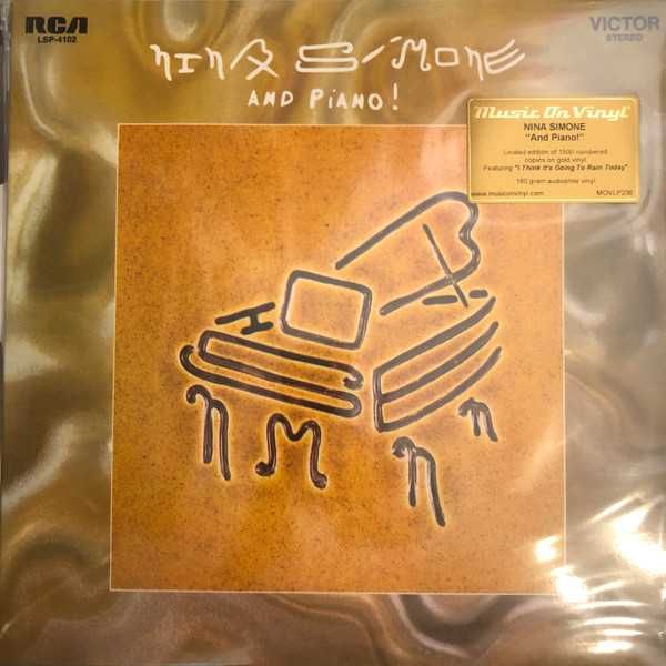 Nina Simone – Nina Simone And Piano! limited gold vinyl