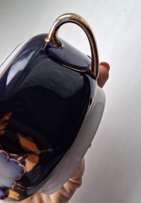 Цукорничка кобальт без кришки