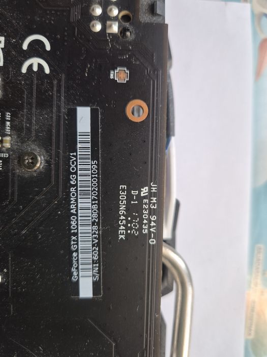 MSI GeForce GTX 1060 ARMOR 6GB