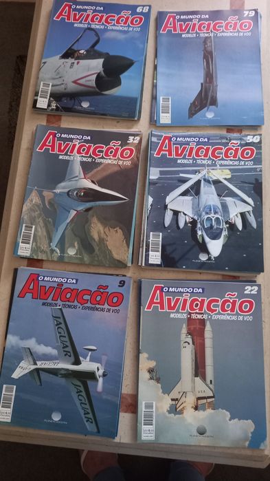 Vendo 77 fascículos  do Mundo da Aviação