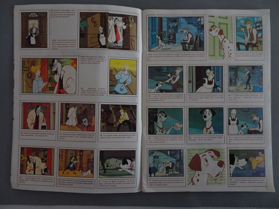Caderneta de cromos completa - Os 101 Dálmatas - Panini - Agência Portuguesa de Revistas