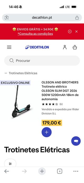 Trotinete modelo skin fresh
