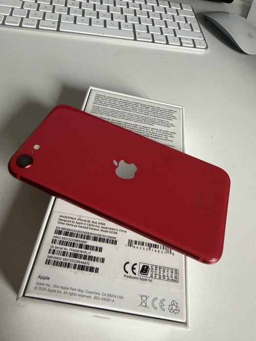 Jak Nowy iPhone SE 2020 64gbRed Oryg Bateria od nowosci 30 cykli