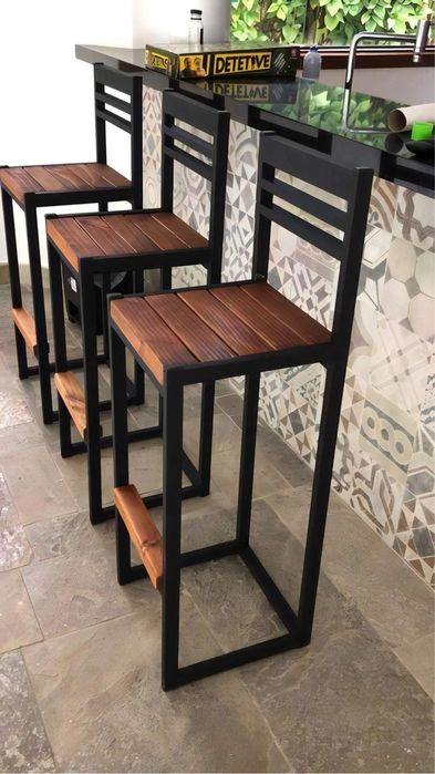 Taboret w stylu loft