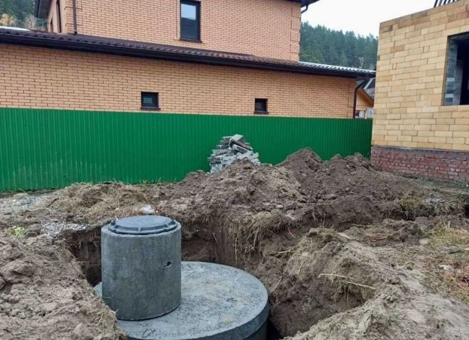 Копка вигрібної ями під ключ, каналізації, септика 6-10 м3