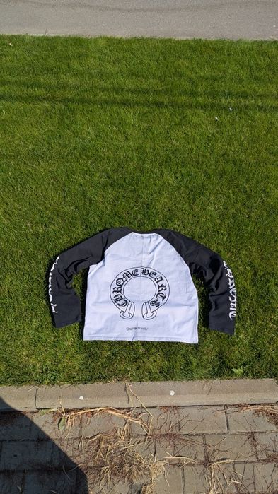 Лонгслів Chrome Hearts Horseshoe Raglan / Кофта Хром Хартс
