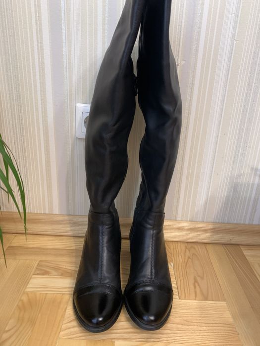 Чоботи шкіряні зимові р.38.5-39